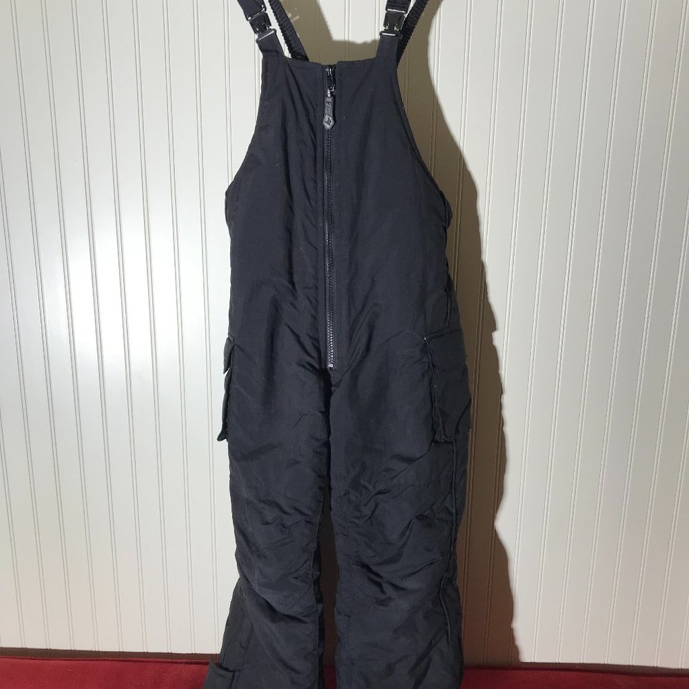 Black Ski Snowboarding Bib Youth 7